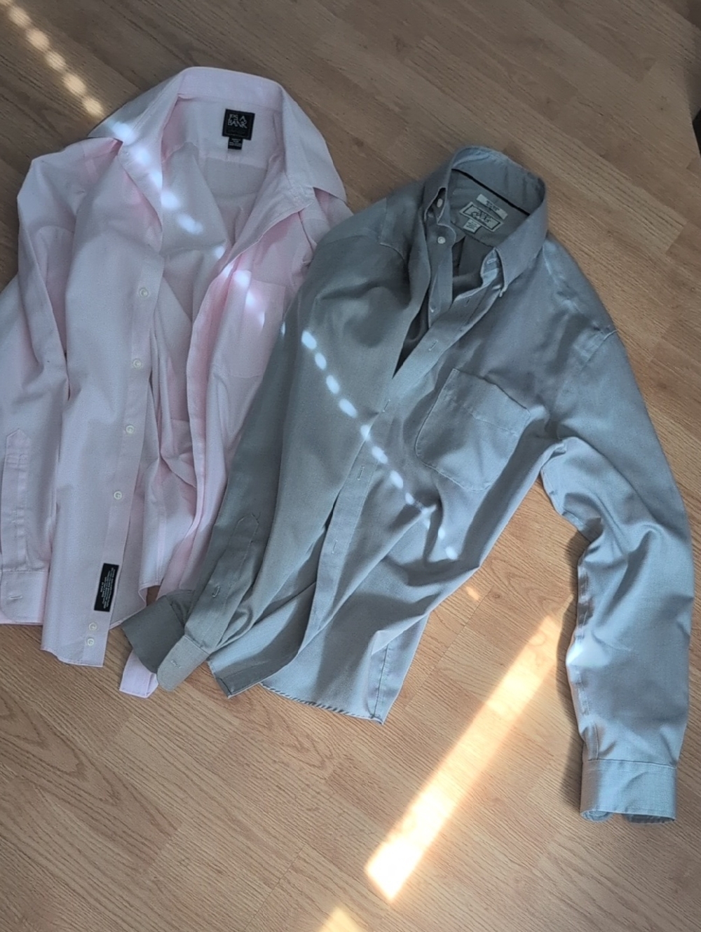 Jos. A. Bank Pale Pink Traveler Dress Shirt - Slim Fit